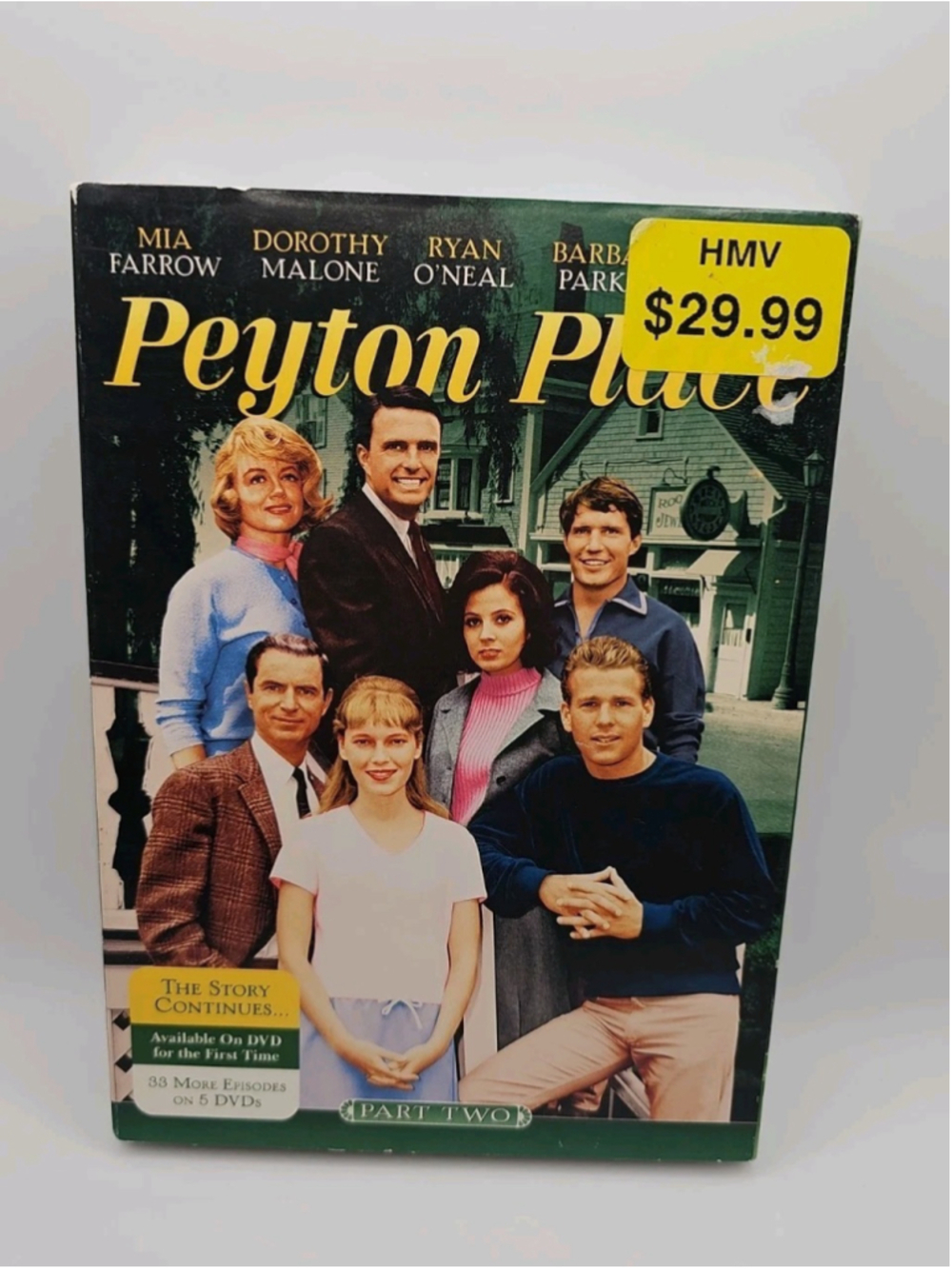 Peyton Place: Part Two (DVD, 33 Episodes, NTSC) With Slipcover New Sealed